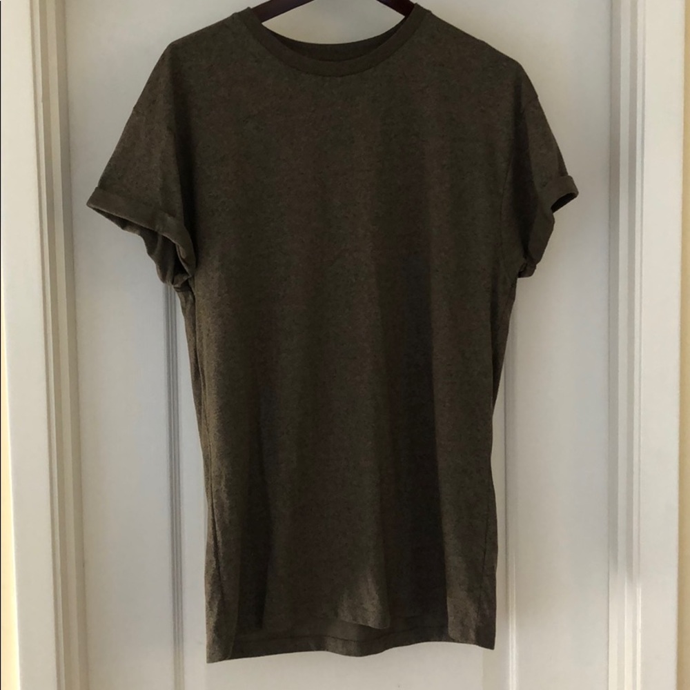 Topman Brown Muscle Fit Short Sleeve T Shirt